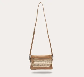 Melissa Straw Crossbody Wristlet