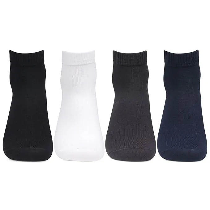 Men Club Class Multi-Pack Ankle Socks- Pack of 4