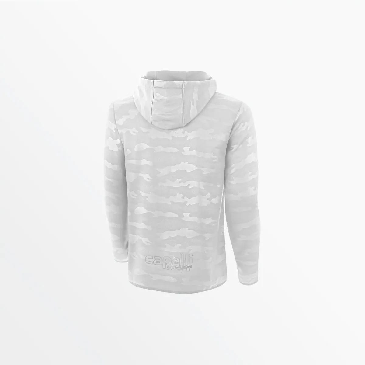 MEN'S BASICS I CAMO EMBOSSED HOODIE