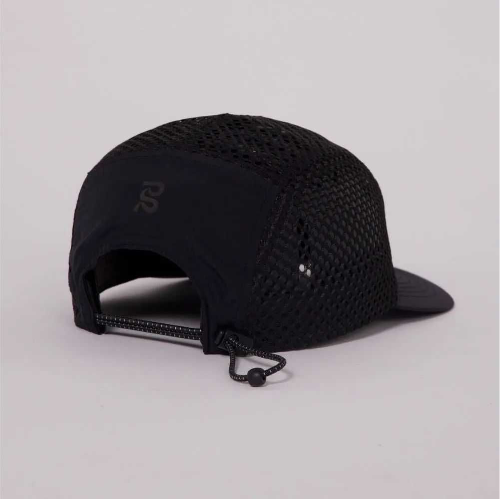 Mesh Run Hat - Black