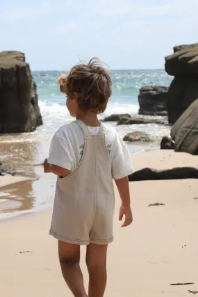 Mini Denim Overalls (Sand)