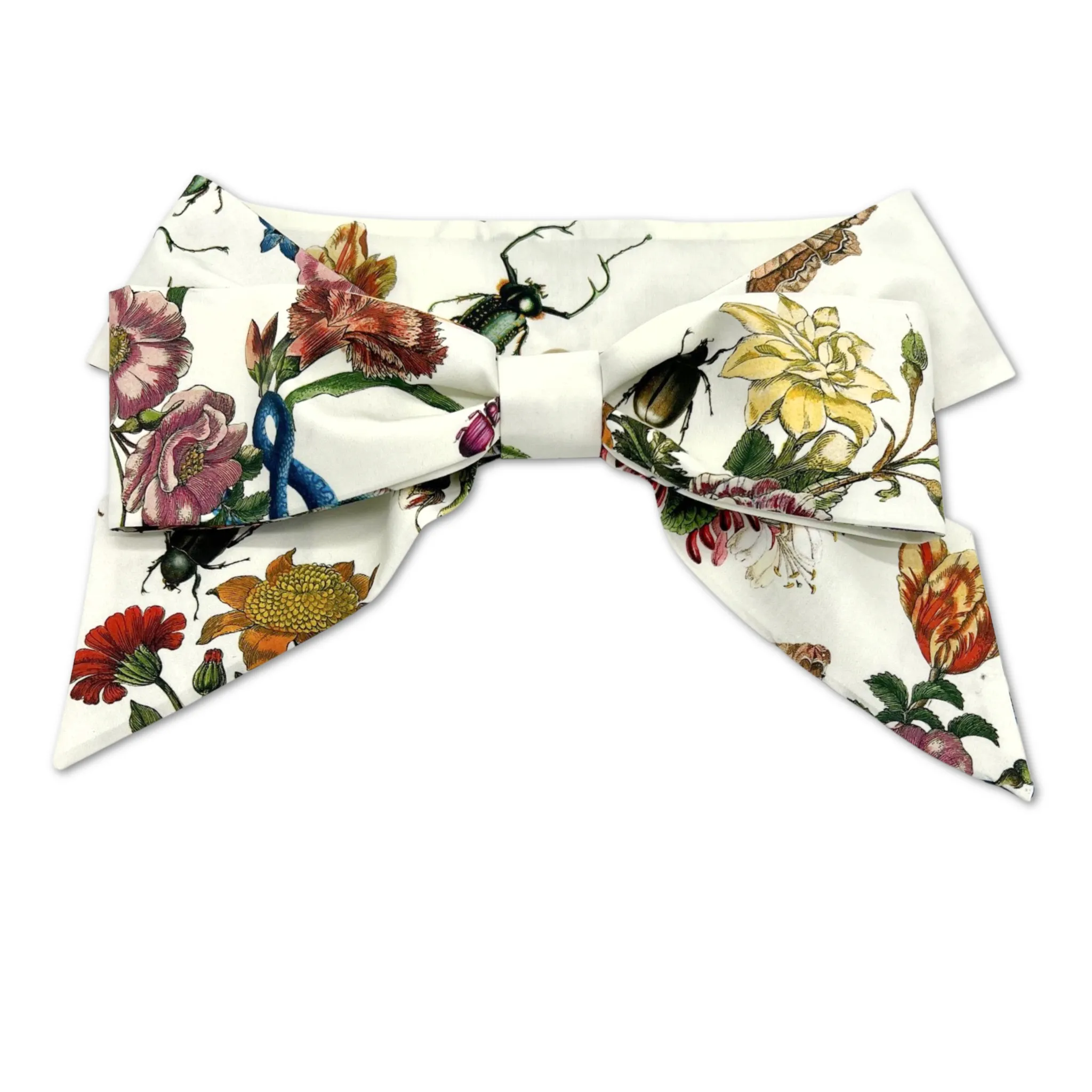 Molly Goodall Ivory Grand Botanical Middy Bow Hatband