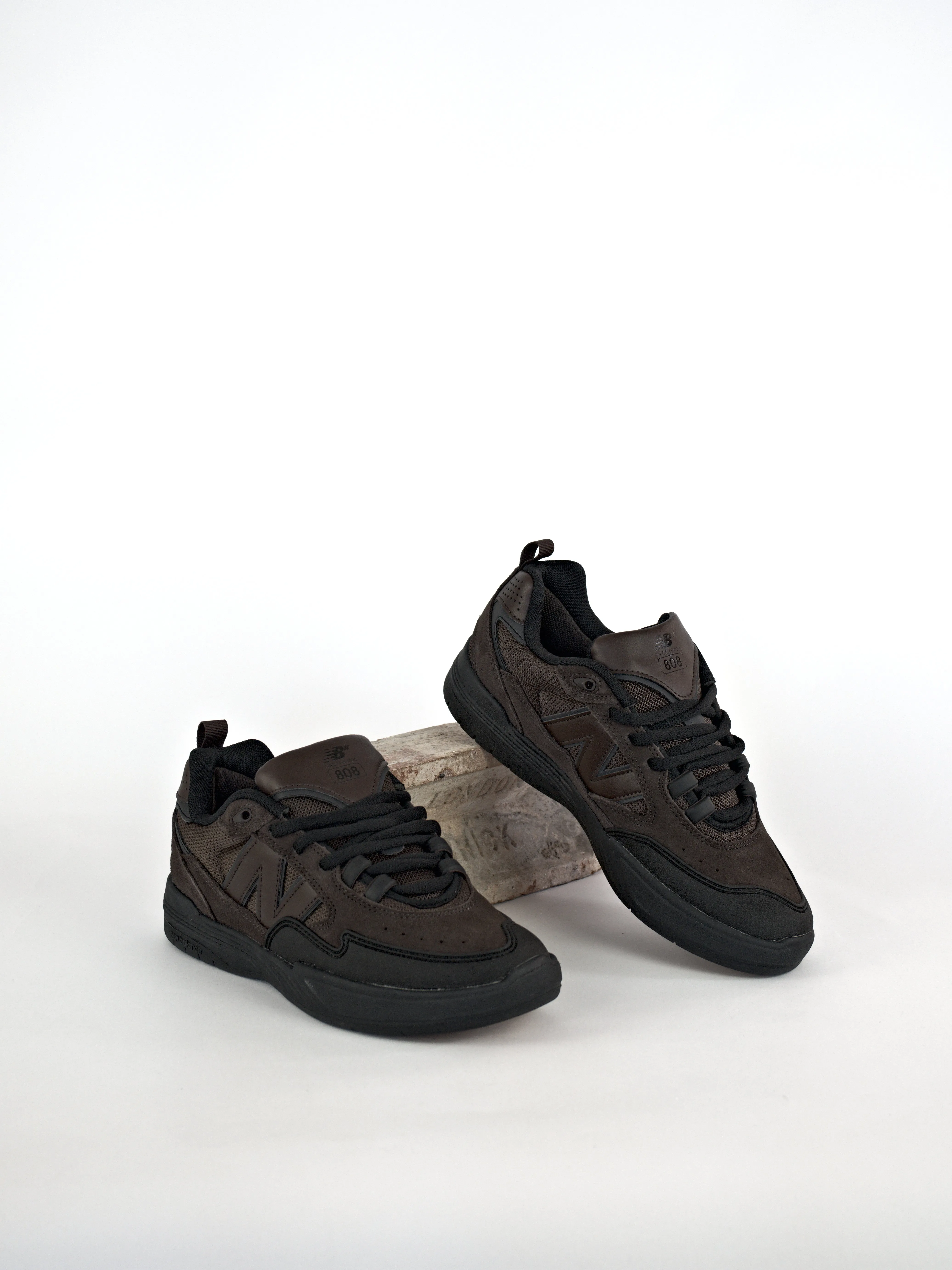 New Balance Numeric Tiago Lemos 808's - Coffee / Black - Pro Skate Shoe