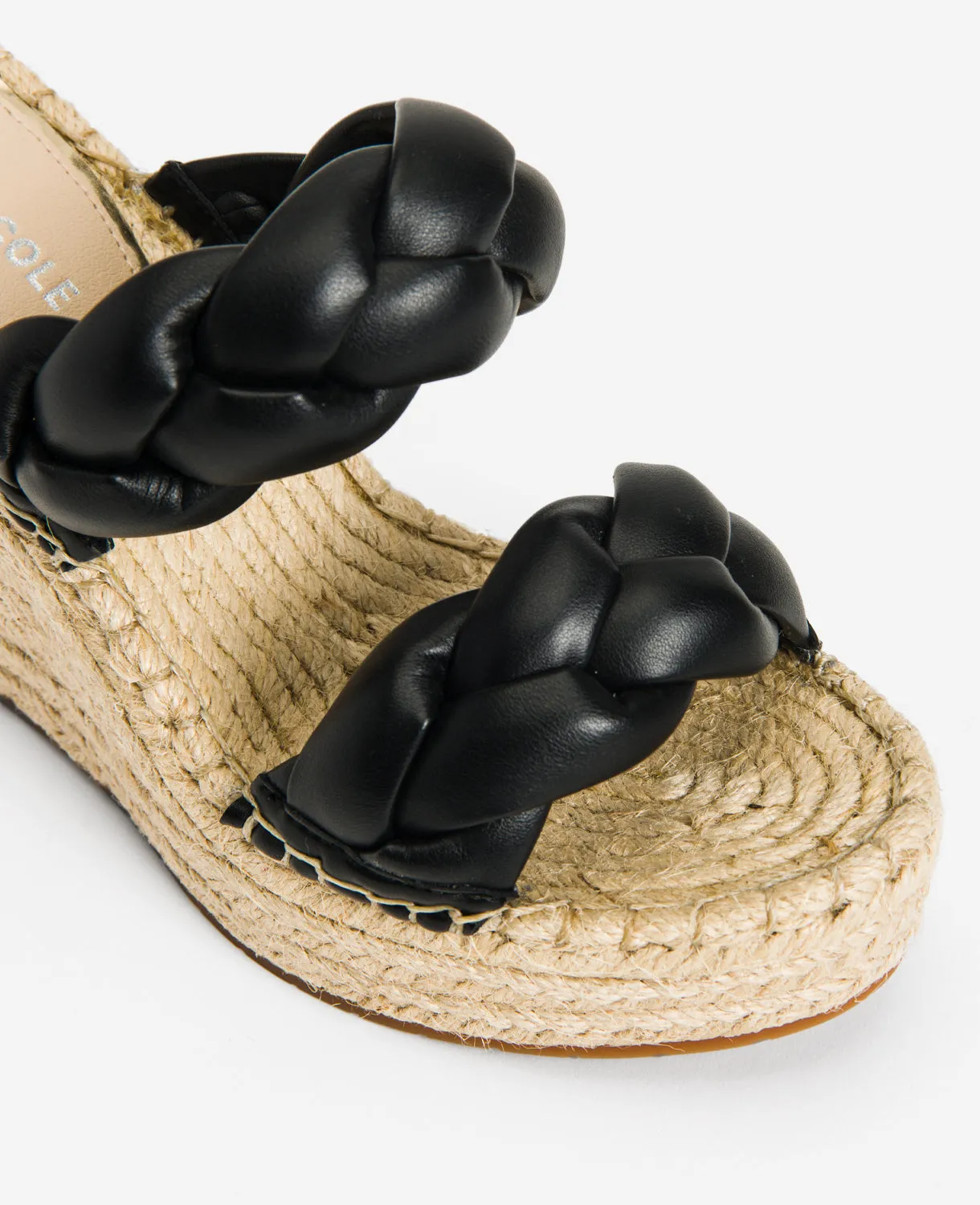 Olivia Braided Wedge Espadrille Sandal