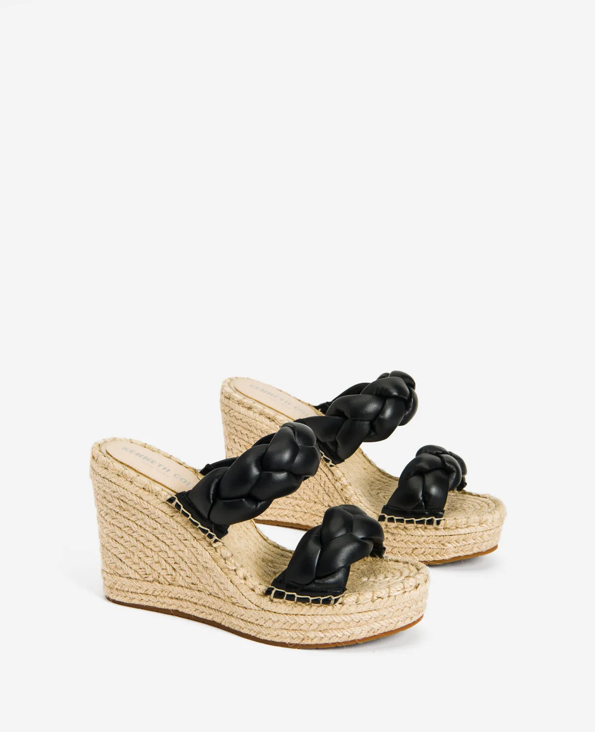 Olivia Braided Wedge Espadrille Sandal