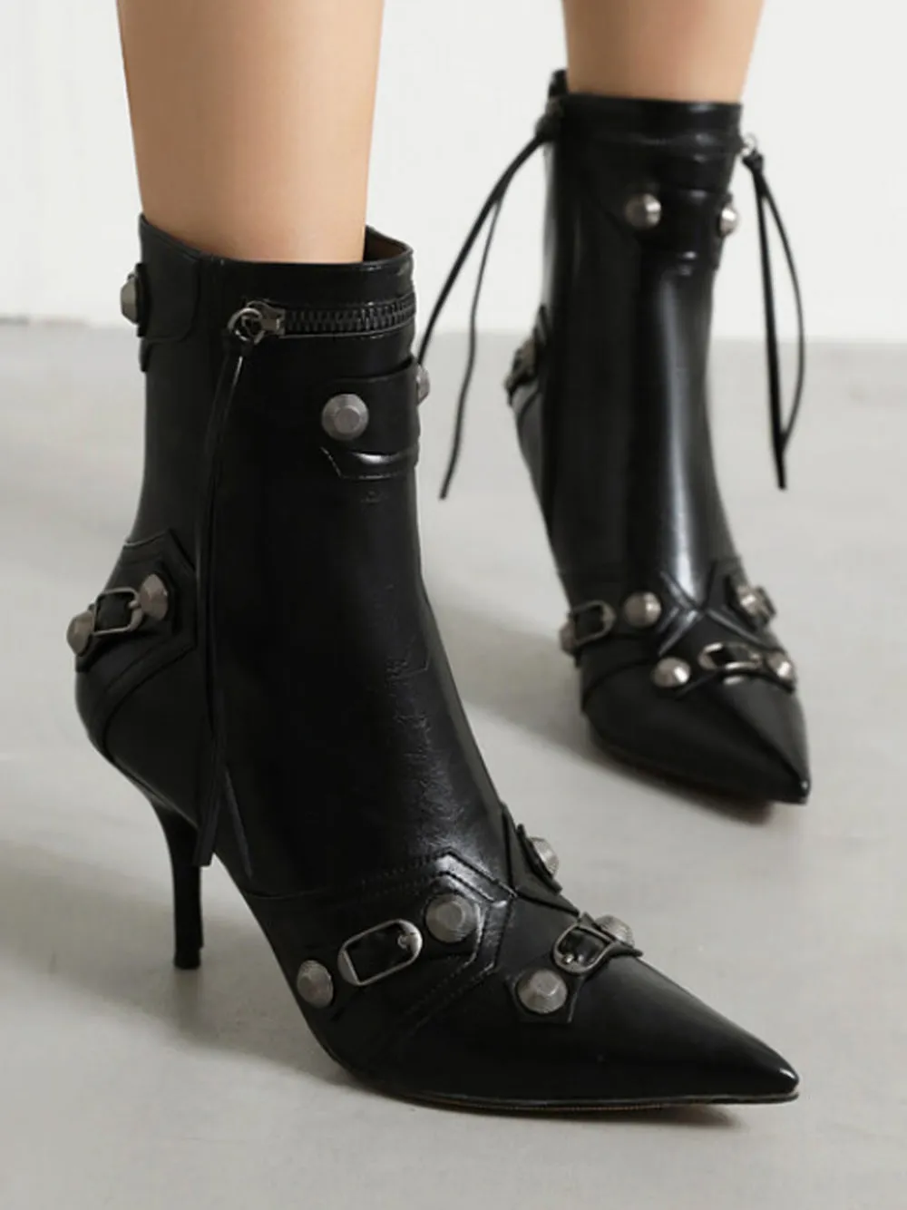 Pointed Toe Ankle Boots