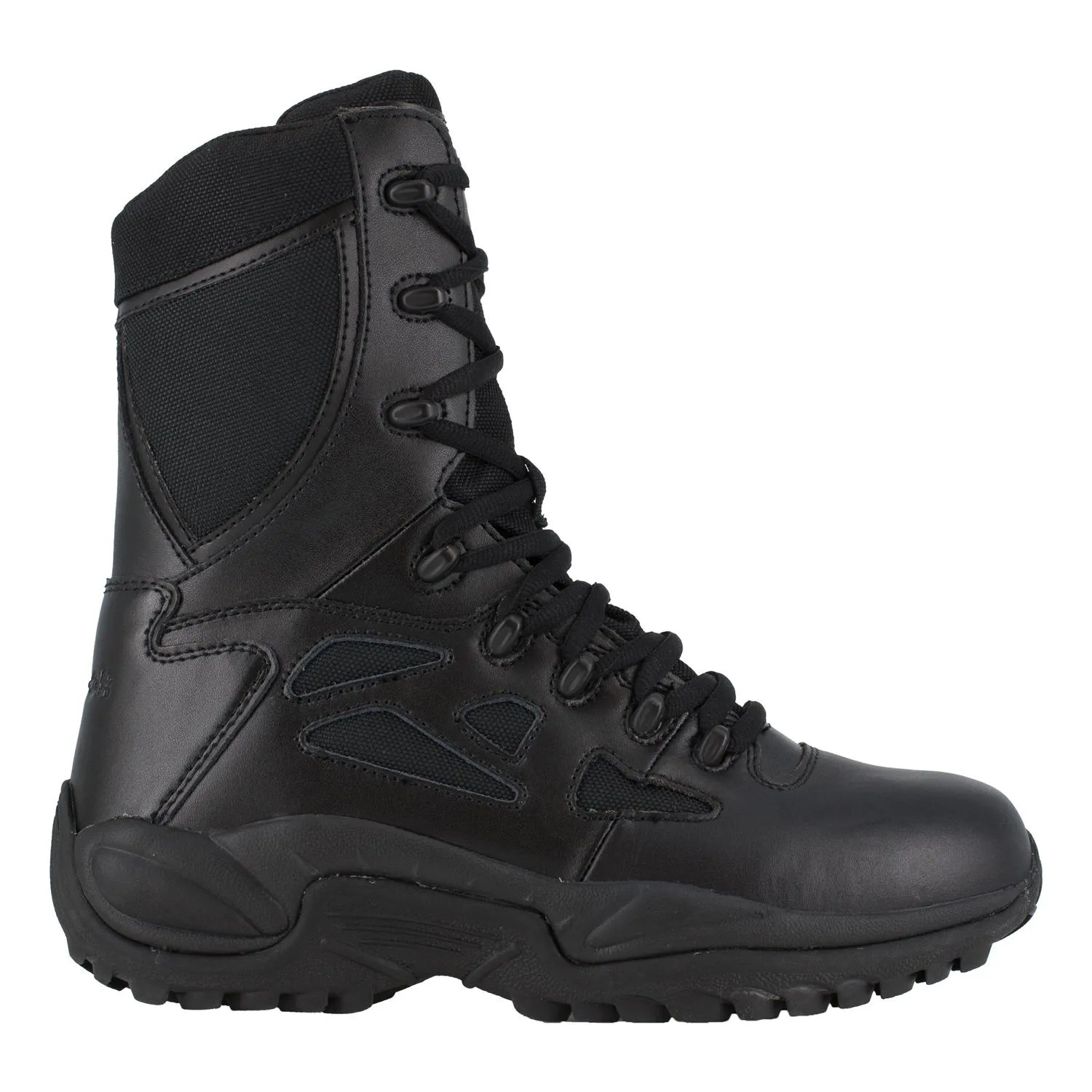 Rapid Response Rb 8 Inch Soft-Toe Side Zip Tactical Stealth Boot With Side Zipper