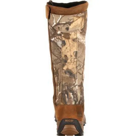 Rocky Men's Retraction 17" WP Side Zip Snake Hunting Boot Camo RKS0243