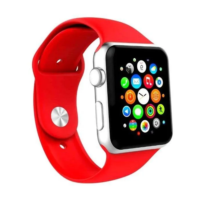 Silicone Sports Band for Apple Watch 45mm - Red