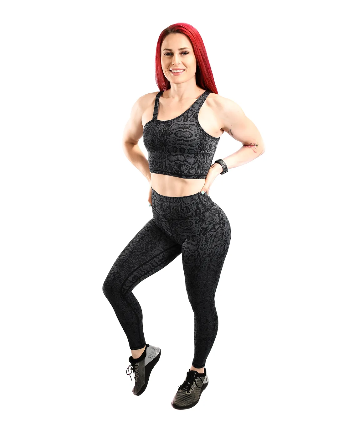 Trilogy Classic Leggings - Onyx Python