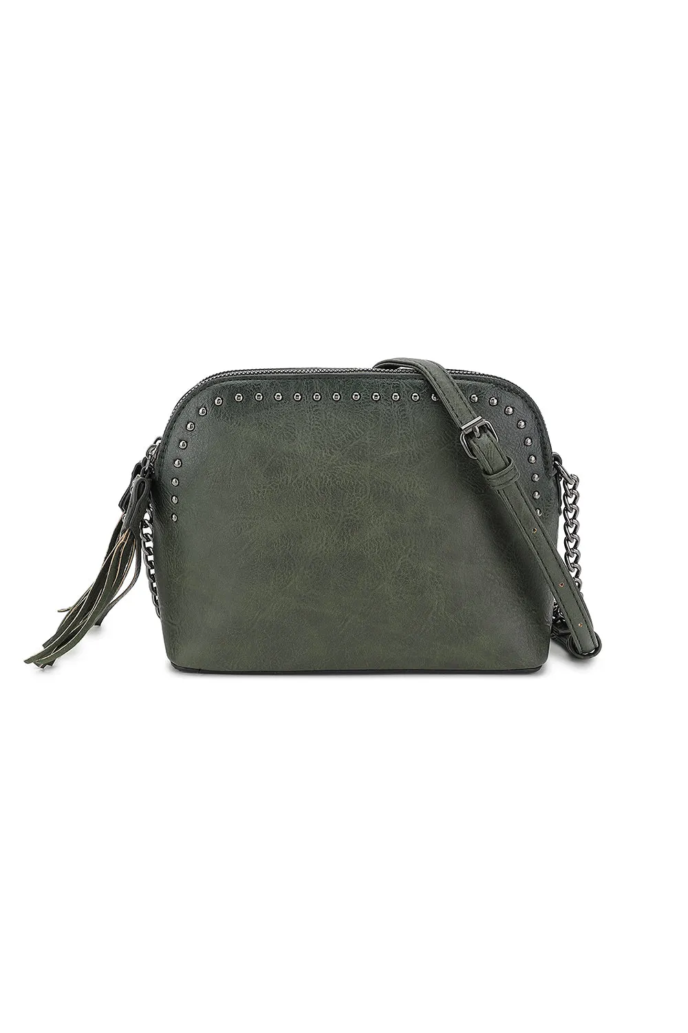 TRIPLE COMPARTMENT CROSSBODY