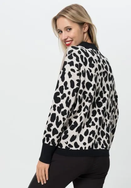 Tuzzi Animal Print Fearless Attitude Jumper