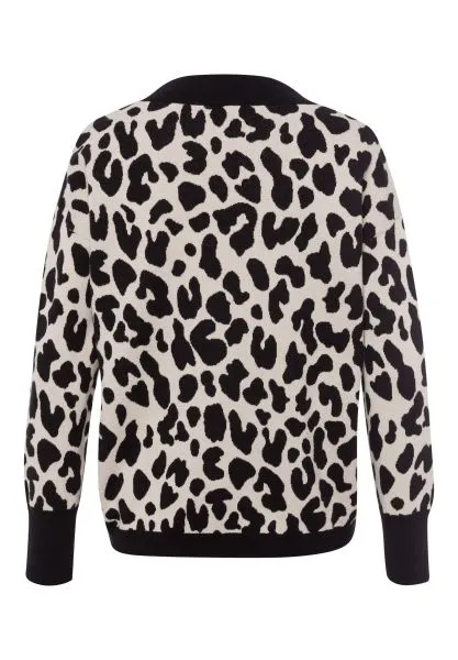 Tuzzi Animal Print Fearless Attitude Jumper