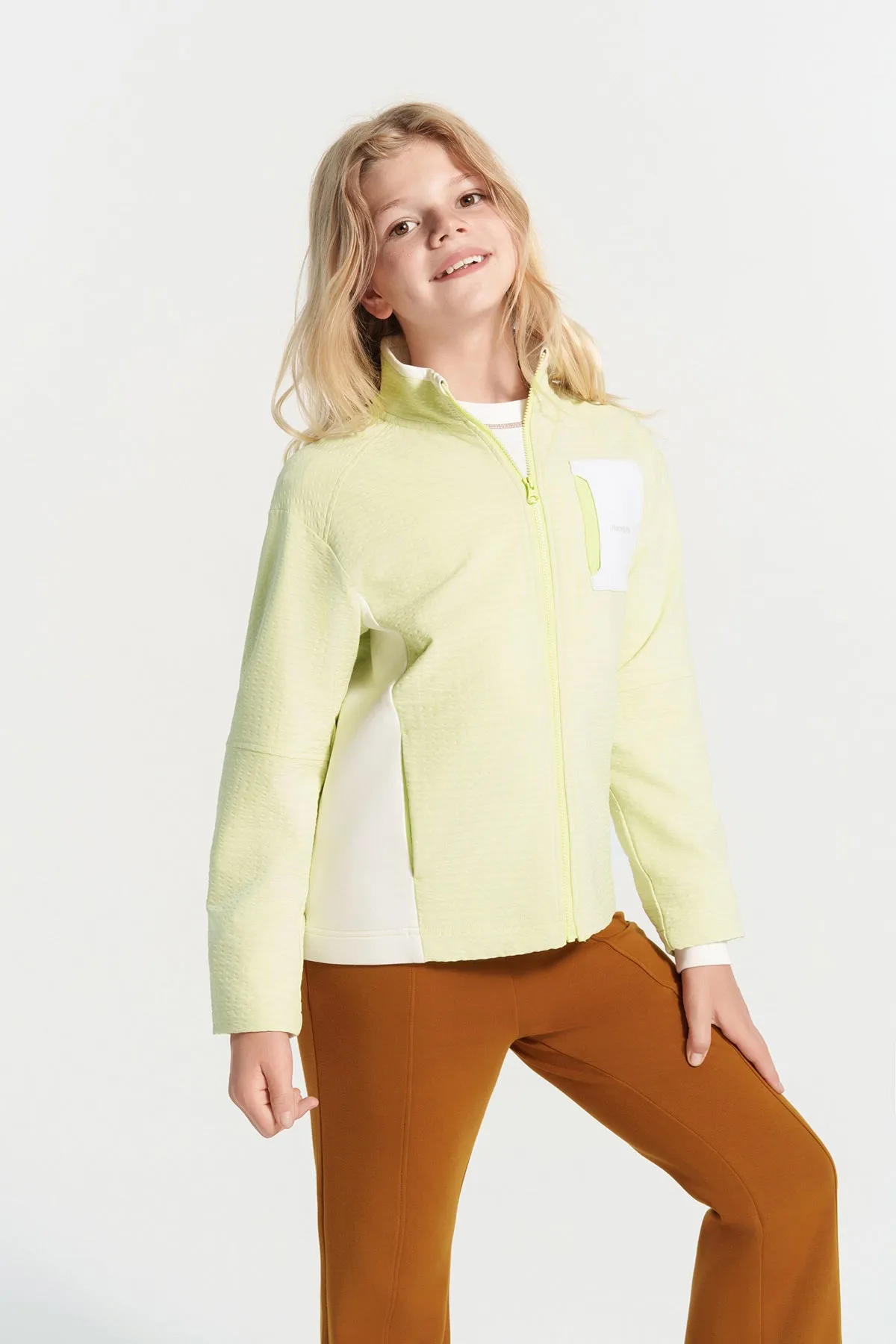 Woven Colour Blocking Jacket